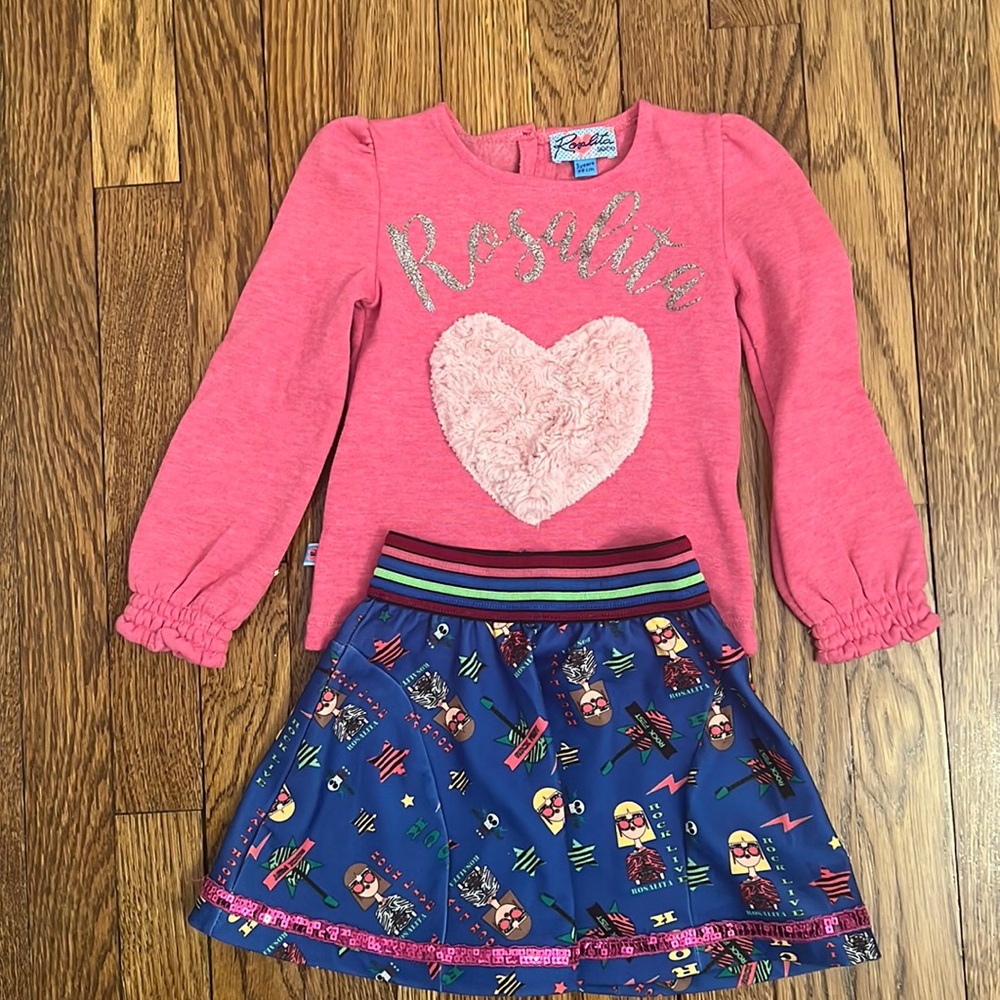 Rosalita top and skirt size 3